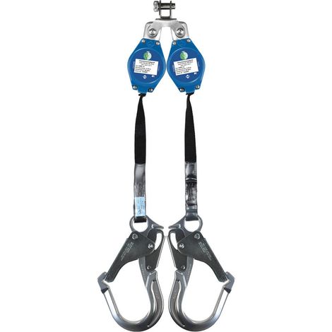 Antichute IKAR à rappel automatique à sangle double MGO carter alu 1.8m 41-HWB1.8RDW55 (1/2)
