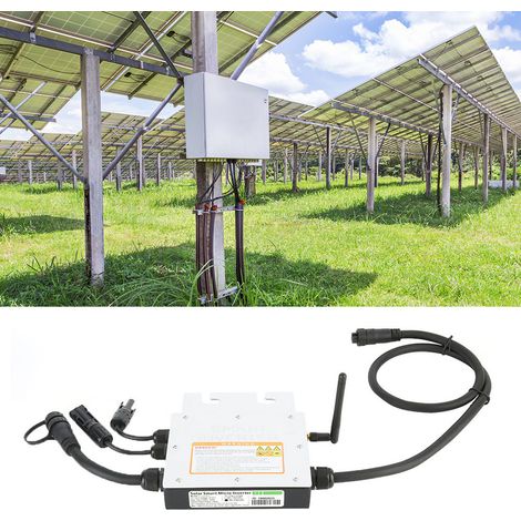Onduleur solaire MPPT 200 W pour raccordement au réseau, 18-50 V CC vers 230 V CA, étanche IP65 (1/5)