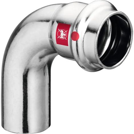 Viega Codo Prestabo 90 grados, d 22mm acero no aleado, cincado Modelo 1116.1, 558215