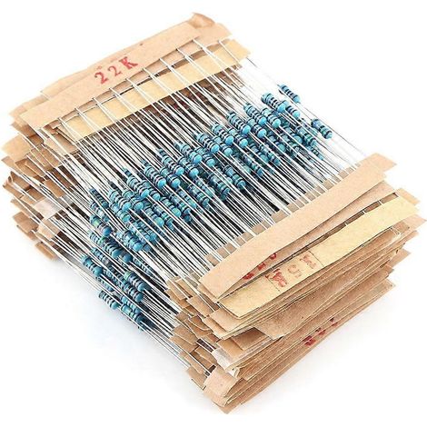 560-teiliges Sortiment an elektronischen Widerstandsbauteilen mit Metallfilmwiderständen (56 verschiedene Typen)