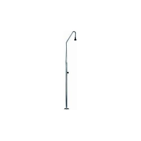 Astralpool – Douche extérieure en acier inoxydable AISI 304 – Tube de 43 mm avec ancre – Robinet et pommeau inclus – Pour piscine