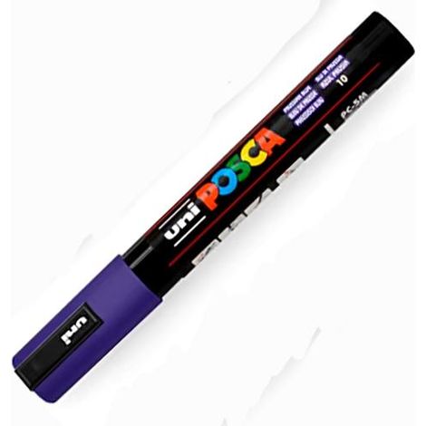 POSCA MARCADOR  PC-5M NO PERMANENTE PUNTA FORMA DE BALA 1,8 - 2,5 MM AZUL PRUSIA