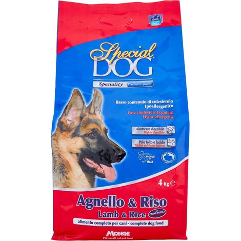 Monge Special Dog Agnello e Riso - Monge Special Dog Agnello e Riso - Sacco Da 4 Kg