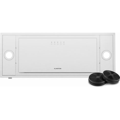 Klarstein TurboMax - Cappa aspirante 400 m³/ora Efficienza A+ Doppia modalità operativa 3 livelli LED
