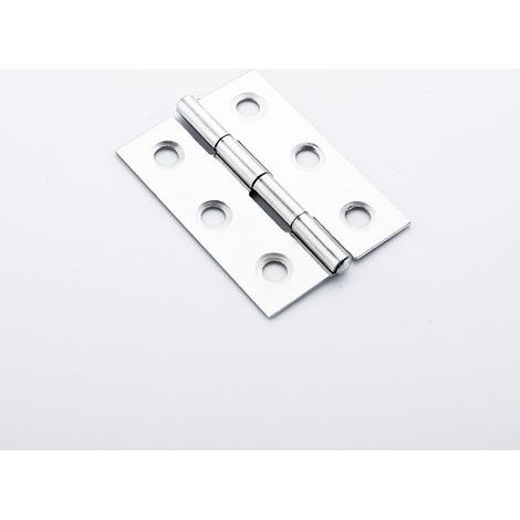 200 pezzi di cerniere per porte, cerniere in acciaio inossidabile, cerniere per mobili, connettori per cerniere pieghevoli per mobili, armadi, porte, cassetti - 2 pollici (1/5)