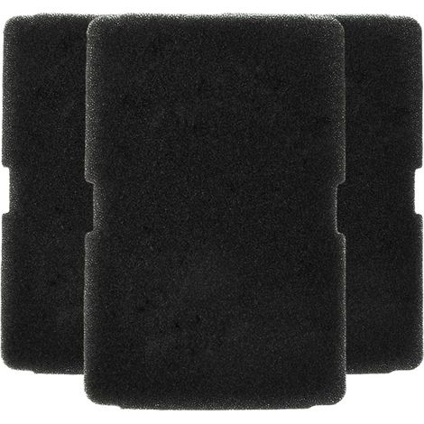 BEBUSINGOTO Paquete de 3 filtros de repuesto para secadora, filtros de esponja de pelusa de 240 x 150 x 10 mm para Beko Grundig Blomberg ElektraBregenz 2964840100, esterilla filtrante para secadoras (1/4)