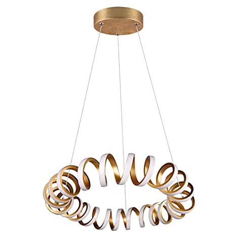 SOSPENSIONE LED CURL 33W D.55CM 4000K A SPIRALE IN (1/4)