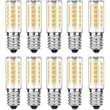 Ampoule LED E14, Blanc Froid 6000K, 5W Equivaut à Ampoule Incandescente 50W, 400LM, Non-Dimmable, Lot de 10 (1/4)