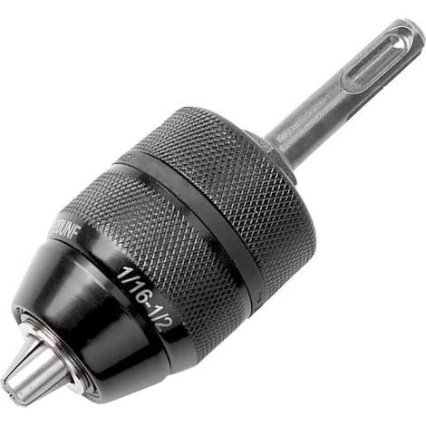 Mandrino autoserrante professionale per impieghi gravosi Enowelir da 2-13 mm, attacco 1/2-20 UNF, a cambio rapido, con adattatore SDS da 6,35 mm (1/2"). (1/3)