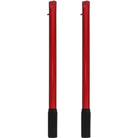 Griffe für Wagenheber, Ersatzstangen für Wagenheber, Wagenheberzubehör – 37,3 x 2,2 cm – Rot (1/4)