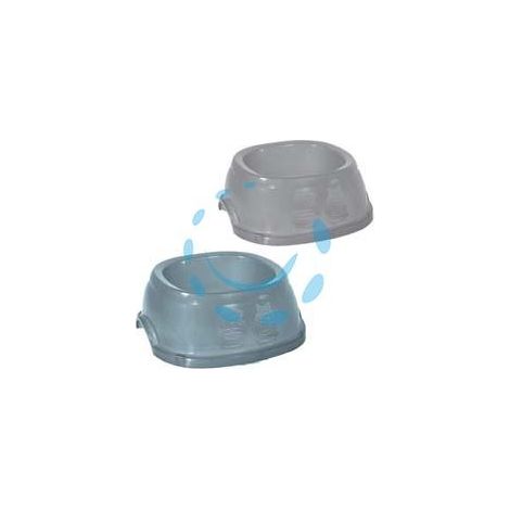 CIOTOLA IN PLASTICA PER ANIMALI DOMESTICI - cm.17x17x6h. - lt.0,4