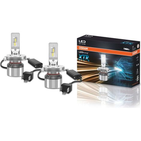 Osram – Ampoules LED auto H4 6000K – Lumière blanche froide – Rendement lumineux supérieur – Usage tout-terrain – 64193DWXTR