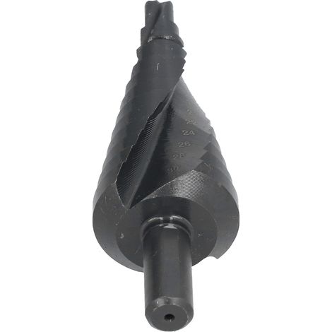 Foret étagé en acier rapide 6-30 mm, accessoire de perçage pour le fer et le bois (1/5)