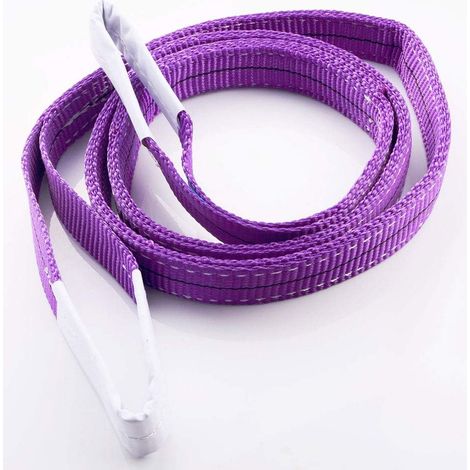 Polyester Duplex Cargo Lifting Sling Flat Webbing Lifting Strap Colorful Lifting Belt Load Handling Sling Lifting and Towing Strap Heavy Duty Sling (1/5)