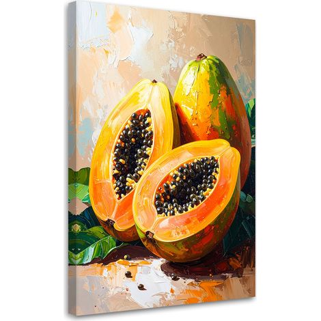 Wandbild Papaya Frucht 60x90 cm (1/5)