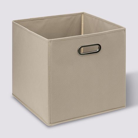 Boite de rangement 31 x 31 x 31 cm Atmosphera - Lin - 1 boite de rangement - Lin -