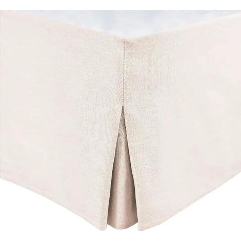 Cache sommier 160x200 cm en 100% propylène – Retombé de 30 cm – Élégant et durable – Pour tous styles de chambre – Home Linge Passion