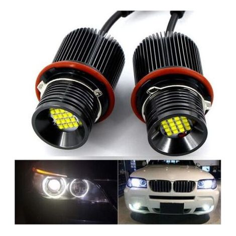 2x ampoules LED angel eyes BMW 80W E39 / E53 / E60 / E61 / E63 / E64... - Garantie 3 ans