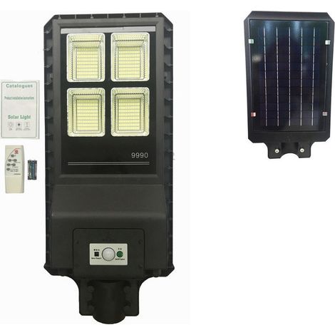 Trade Shop - Lampione Stradale Led 90 W Solare Photovoltaico 432 Led Con Telecomand - (1/4)