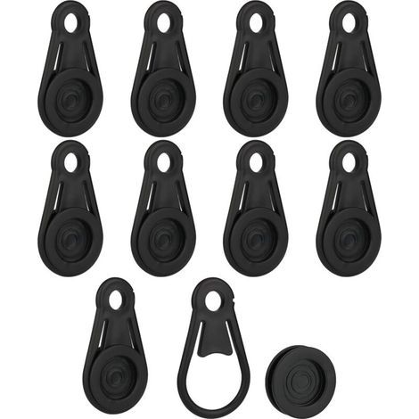 10 Pieces Tarp Clips, Tarp Clamps, Tarp Clips, Tarp Tie-Down Clamps for Car Tarps, Tents, Awnings and Pool Tarps (1/5)