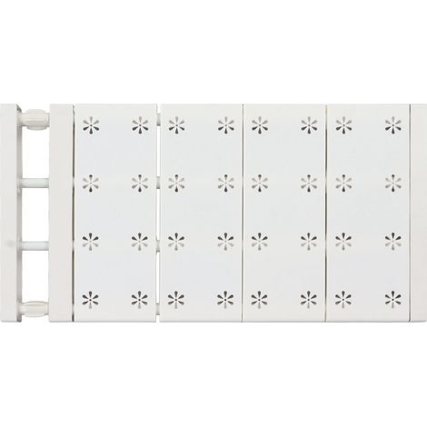 Kleiderschrank-Trennwand, ausziehbare Stange, platzsparendes, mehrstufiges Aufbewahrungssystem für Kleiderschränke, 48–80 cm (1/5)