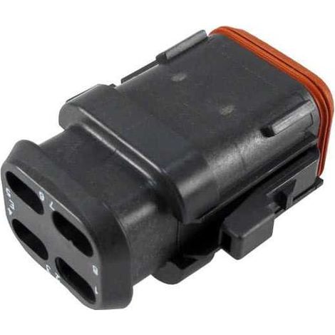 Connettore Serie DT Maschio 8 Vie Nero CE12