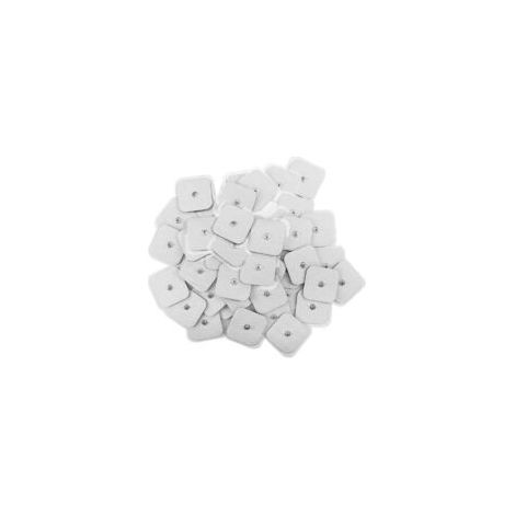 30 PièCes Cm éLectrodes éLectrode Tampon Auto-AdhéSif éLectrode Patchs pour TENS ThéRapie Machines PhysiothéRapie,