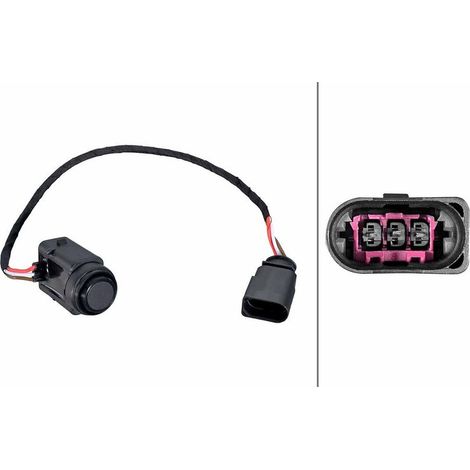 Capteur, aide au stationnement HELLA 6PX 358 270-791 BENTLEY 3D0 919 275 B