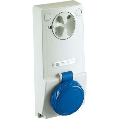 Presa Incasso Interbloccata Ip65 2Pt 16A 220V ( Schneider Cod. 82081 )