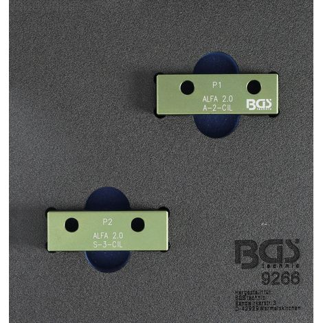 BGS inserto carrello attrezzi 1/6: Kit attrezzi bloccaggio albero a camme per Alfa Romeo 2.0l 16V JTS - 9266