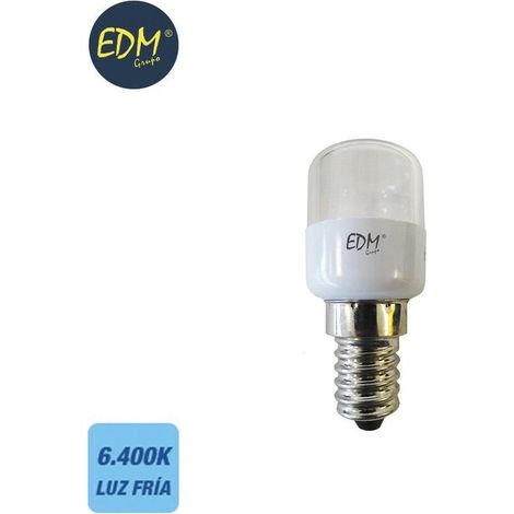 Röhrenförmige LED-Kühlschranklampe E14 0,5 W 55 lm 6400 K Kaltlicht ø2,6 x 60 cm EDM