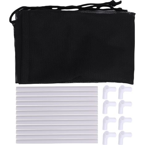 Sac filtrant anti-colmatage pour bassin, panier de filtration pour pompe à eau extérieure, idéal pour cascades et fontaines.