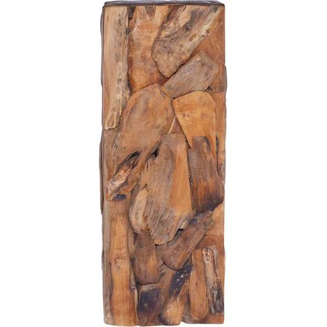 Maison Exclusive - Beistelltisch 30x30x80 cm Massivholz Teak (1/5)