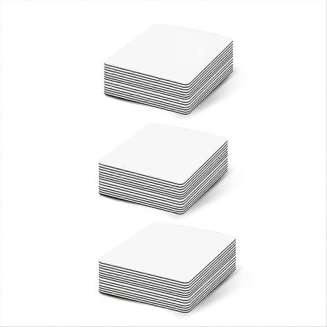 Aimants de sublimation, lot de 40 aimants rectangulaires de 7,5 cm x 5,5 cm pour réfrigérateur, idéal pour la maison, la cuisine et les loisirs créatifs. (1/5)