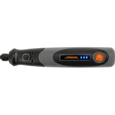 Minilijadora de batería 3,6 V 600 mAh – Herramienta eléctrica portátil con velocidades variables, carga USB-C, juego de accesorios para lijado, pulido, grabado y fresado Mamuth Wild Nature
