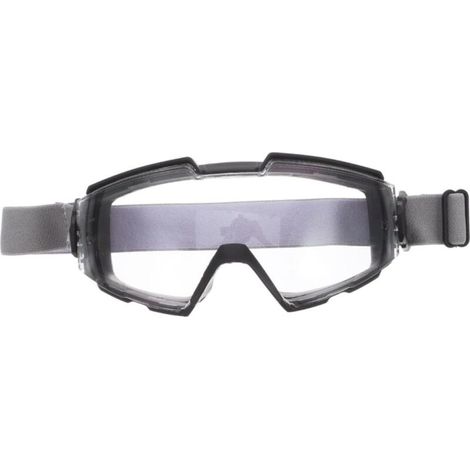 Lunettes de sécurité antibuée et anti-poussière - fabriquées avec des verres en polycarbonate - adaptées aux chantiers de construction - noires. (1/5)