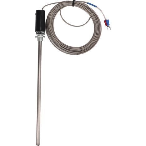 Sonde thermocouple type K inox M12 avec câble de 4 mètres pour mesure de température (1/5)