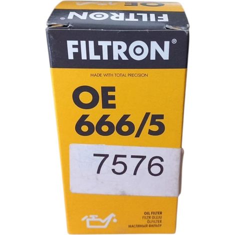 Filtro olio motore marca filtron codice filtro oe 666/5