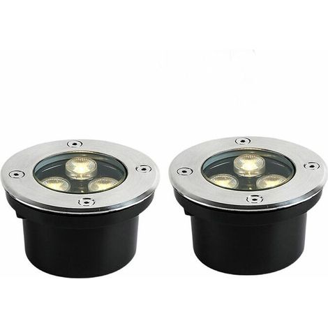 Set mit 2 Einbau-Außenleuchten (warmweiß, 230 V) 3 W IP65 (1/5)