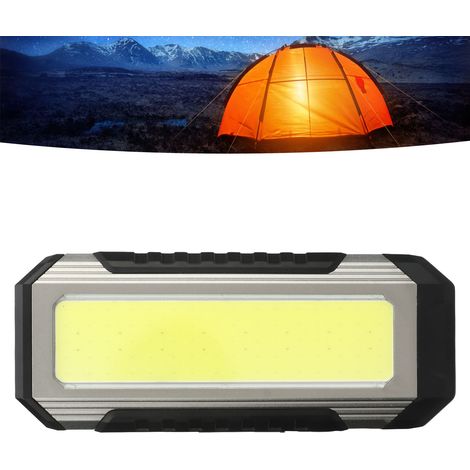 Wiederaufladbare magnetische LED-Arbeitsleuchte, 1000 Lumen, Hakendesign, 7 Beleuchtungsmodi, rotes Licht, geeignet für Autoreparaturen, Camping und Sturmbeleuchtung. (1/5)