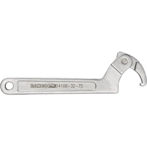 Clé à molette Bahco adjustable hook spanner capacité 19-50 mm