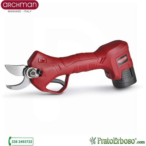 Archman FE04-25 - Forbice per potare a batteria 16,8V Taglio 25 mm Potenza 350W (1/5)