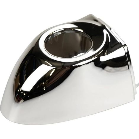 Door handle cap made of chrome-plated ABS plastic for Fiat 500X (2016–2021), front outer, part number 735607049, perfect fit (1/5)
