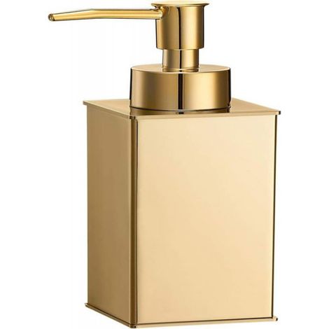 1 Distributeur de savon,Acier inoxydable 304,Distributeur de lotion doré,Résistant à la corrosion,Salle de bain cuisine (1/5)