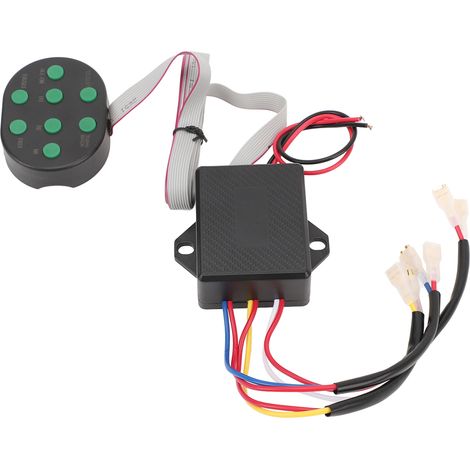 Le contrôleur de klaxon de voiture améliore l'effet sonore DC 12V 24V, performances stables, facile à utiliser pour les véhicules (1/5)