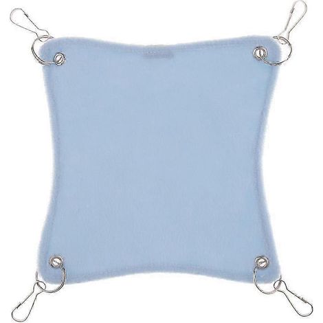 Petit hamac suspendu pour cage à hamsters, nid pour oiseaux, hamsters et souris-Blue-S