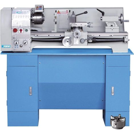 Fervi – Tour à métaux 660mm – Moteur 0,75 kW 230V – Vitesse 125-2000 tr/min – Avances longitudinales 0,063-0,35 mm/tour – T660