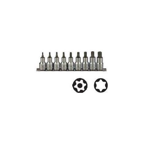 Set di Chiavi Torx Pro Teng Tools 9 Pezzi Grigio