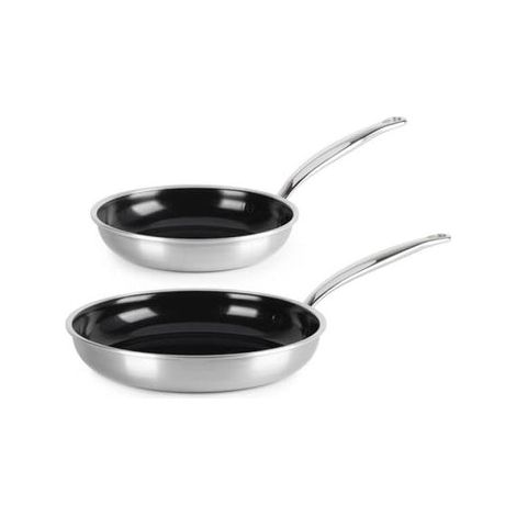 GreenPan Premiere Bratfpannenset 2-tlg., 20+28cm Edelstahl