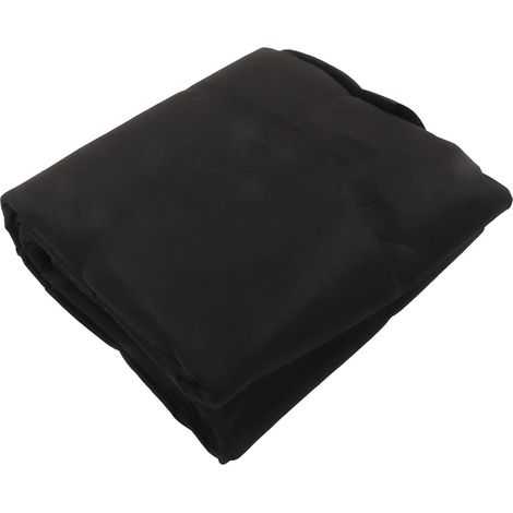 Tissu Noir de Protection Tapis Piscine 4 mètres Feutre au Sol Rond - (1/5)